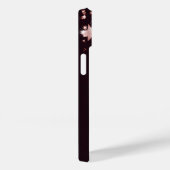 ブルゴーニュバラ金ゴールドスターモノグラムガーリーシック Case-Mate iPhoneケース (裏面 / 右)