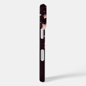 ブルゴーニュバラ金ゴールド星名 Case-Mate iPhoneケース (裏面 / 右)
