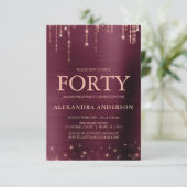 ブルゴーニュバラ金ゴールド440歳パーティー 招待状 (スタンド正面)