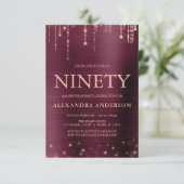 ブルゴーニュバラ金ゴールド990thバースデーパーティー 招待状 (スタンド正面)