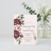 ブルゴーニュバラ、シャンパングラス定年 招待状 (スタンド正面)