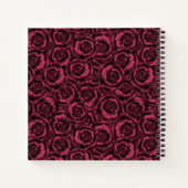 ブルゴーニュバラ ノートブック (裏面)