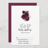 ブルゴーニュバラRSVP 招待状 (正面/裏面)