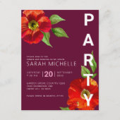 ブルゴーニュバルミツワーフローラウォーターはっきりしたカラー エンクロージャーカード (正面)