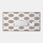 ブルゴーニュビクトリアンーの装飾模様 デスクマット (キーボード&マウス)