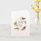 ブルゴーニュピンクフローラ カード (黄色い花)