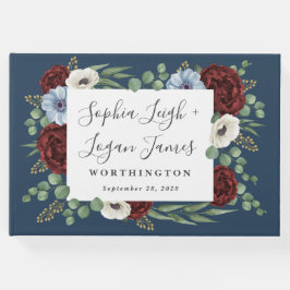 ブルゴーニュピーオンダスティブルーアネモン結婚フローラ ゲストブック