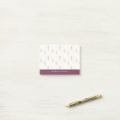 ブルゴーニュファンシーーのバレエのパタ縁どーン ポストイット (デスク上)