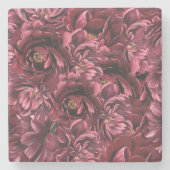 ブルゴーニュフラワーエレガンス ストーンコースター (正面)