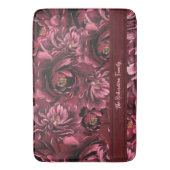 ブルゴーニュフラワーエレガンス バスマット (正面縦)