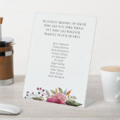 ブルゴーニュフラワーズスクールクラス懇親会メモリアル 台座サイン (インサイチュ)