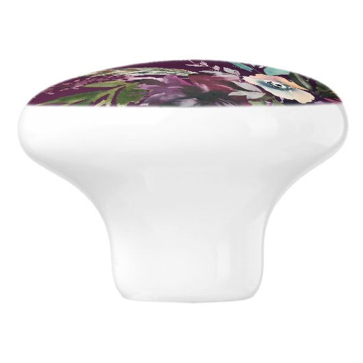 ブルゴーニュフローラが引用文後ずっと楽しく セラミックノブ (側面)