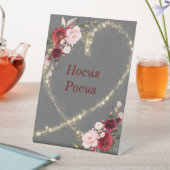 ブルゴーニュフローラとグリッターハート、10.2 cm x 15.2 cm 台座サイン (インサイチュ)