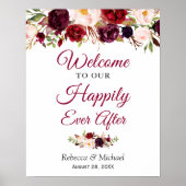 ブルゴーニュフローラのサインの後結婚ずっと幸せに ポスター (正面)