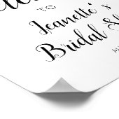 ブルゴーニュフローラへようこそブライダルシャワー ポスター (角)