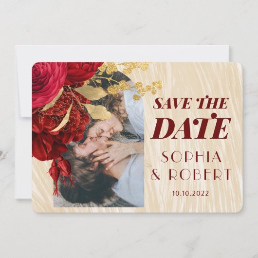 ブルゴーニュフローラアーチ写真 セーブザデート (正面)