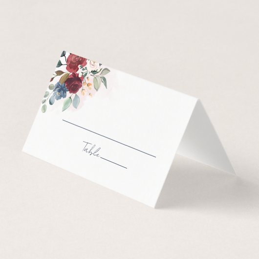 ブルゴーニュフローラウェディングレセプションテーブル番号 (正面)