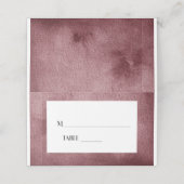 ブルゴーニュフローラウェディングレセプションプレイスカード プレイスカード (外部開封)