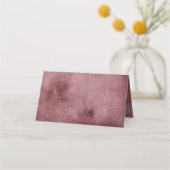 ブルゴーニュフローラウェディングレセプションプレイスカード プレイスカード (裏面)