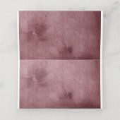 ブルゴーニュフローラウェディングレセプションプレイスカード プレイスカード (内部開封)