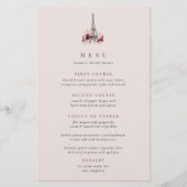 ブルゴーニュフローラエッフェルタワーメニュー (正面)