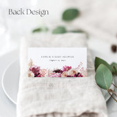 ブルゴーニュフローラエッフェルタワー プレイスカード