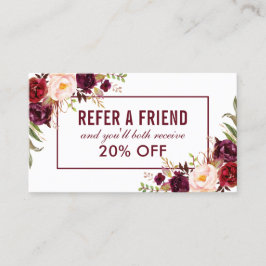 ブルゴーニュフローラエレガント紹介 名刺