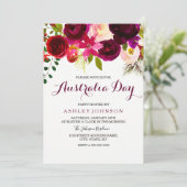 ブルゴーニュフローラオーストラリアデイパーティの招待状 招待状 (スタンド正面)