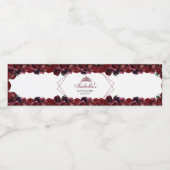 ブルゴーニュフローラキンセアニェラウォーターボトルラベル ペットボトルラベル (シングルラベル)