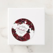 ブルゴーニュフローラキンセアニェラサークルメッセージカード フェイバータグ (インサイチュ)