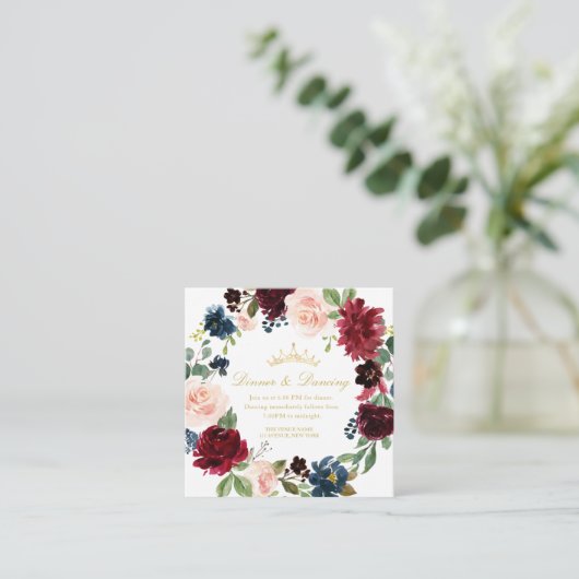 ブルゴーニュフローラキンセアニラディナー&踊りカード エンクロージャーカード (スタンド正面)