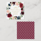 ブルゴーニュフローラキンセアニラディナー&踊りカード エンクロージャーカード (正面/裏面)