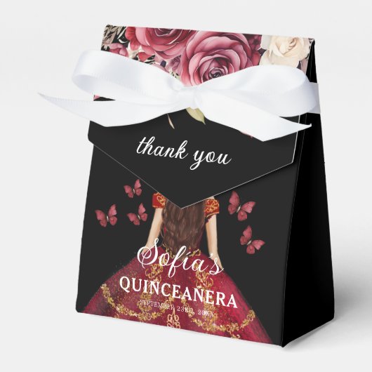 ブルゴーニュフローラクインセアニラ蝶 フェイバーボックス (正面サイド)