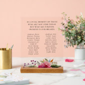 ブルゴーニュフローラクラス懇親会名記念 アクリルサイン (ウェディング)