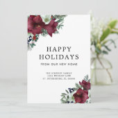 ブルゴーニュフローラクリスマステーマホリデームービング 案内状 (スタンド正面)