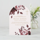 ブルゴーニュフローラクロスクリスチャン賛美母 招待状 (スタンド正面)