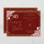 ブルゴーニュフローラグライダー記念日の保存日 案内ポストカード (正面/裏面)