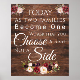 ブルゴーニュフローラシートの選択 ポスター