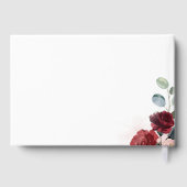 ブルゴーニュフローラスクリプト冬の結婚式 ゲストブック (裏面)