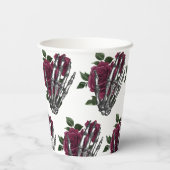 ブルゴーニュフローラスケルトンハンドゴシック 紙コップ (裏面)