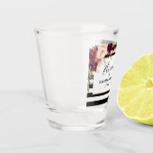 ブルゴーニュフローラストライプのバチェロレッテ ショットグラス (左)