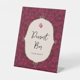 ブルゴーニュフローラデザートバー 台座サイン