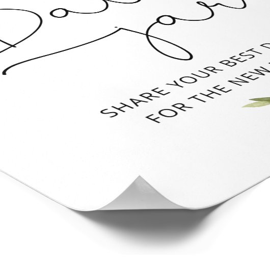 ブルゴーニュフローラデート夜アイディア。日付jarブライダル ポスター (角)