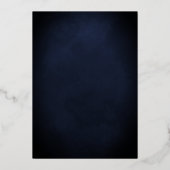 ブルゴーニュフローラドレスキンセニェラ 箔招待状 (裏面)