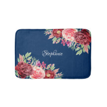 ブルゴーニュフローラネイビーブルー