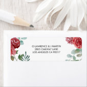 ブルゴーニュフローラバラ結婚の葉 ラベル (インサイチュ)