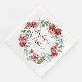 ブルゴーニュフローラバラ葉リース結婚ズ (コーナー)