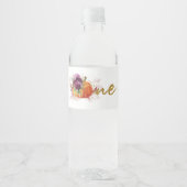 ブルゴーニュフローラファースト誕生日 ペットボトルラベル (正面)