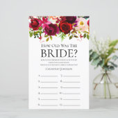 ブルゴーニュフローラブライダルシャワーゲーム (スタンド正面)