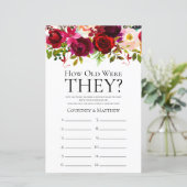 ブルゴーニュフローラブライダルシャワーゲーム (スタンド正面)